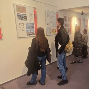 Katedra za kulturu i turizam organizovala posjetu izložbi hrvatskih karikaturista u sarajevskoj „Europe House“